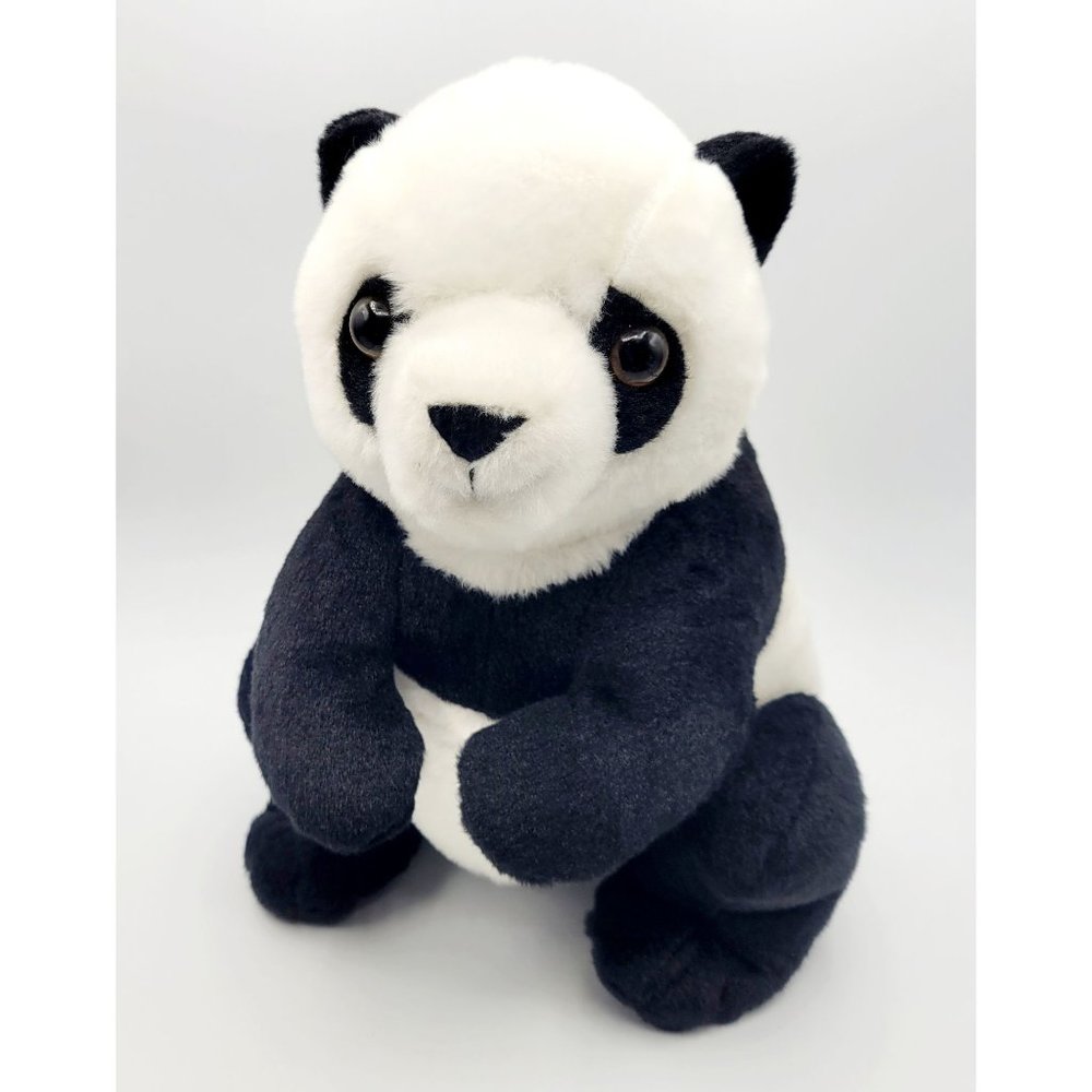 Viahart Panda Bear Stuffed Animal Plush Black And White Zoo Animal Wild 13"